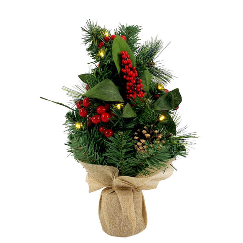 Christmas Decorated Tree With Light 40Cm