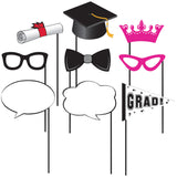Grad Phot Props With Stick Assorted