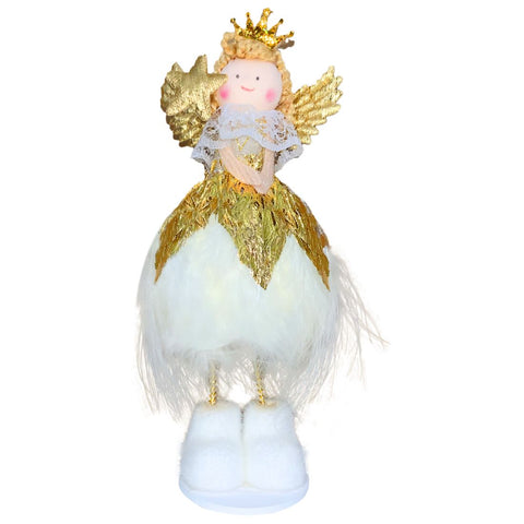 Christmas Hanging Angel Gold 10X17Cm