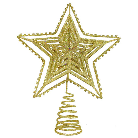 Christmas Tree Top Gold 25Cm