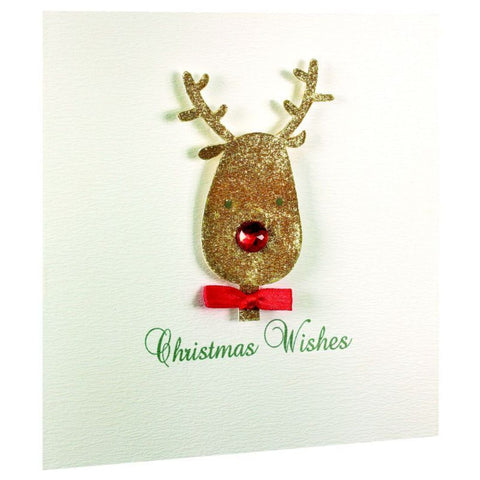 5 Handmade Cards - Fun Reindeer Xadtc1309