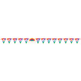  Rainbow Shaped Ribbon Banner