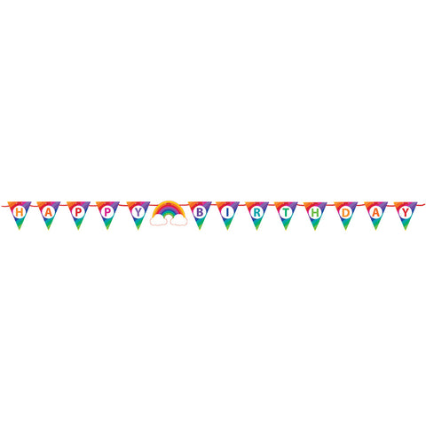  Rainbow Shaped Ribbon Banner