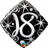 Elegant Sparkles & Swirls  Diamond Foil Balloon