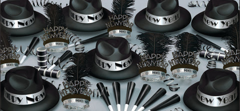 Touch Of Silver Party Kit Assorted. For 50 People