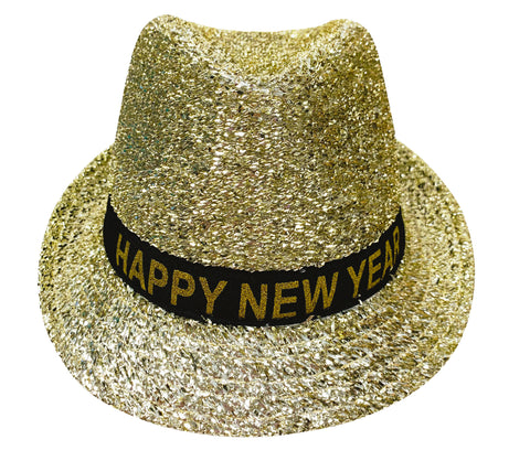 Tinsel Top Hat Gold
