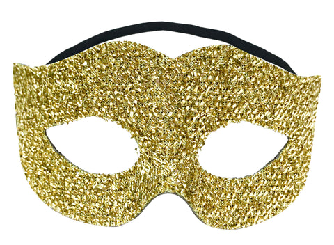 Tinsel Eye Mask Gold