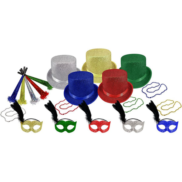 Multicolour Party Kit Assortment for 50 People