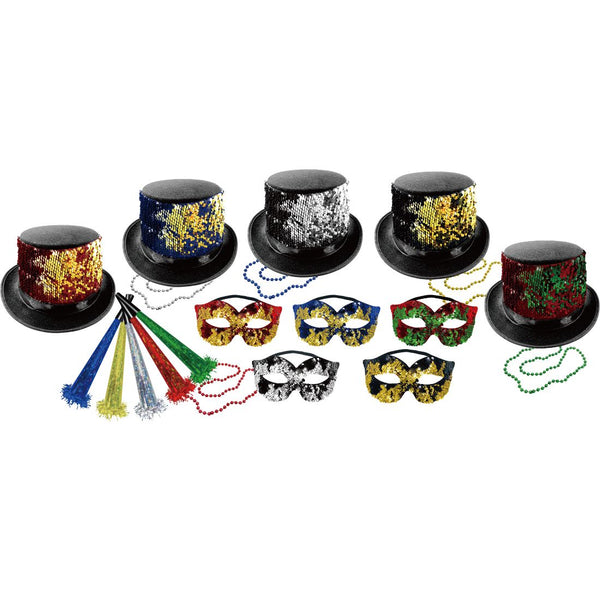 Gastsby Collection Multicolour Party Kit Assortment for 50 People