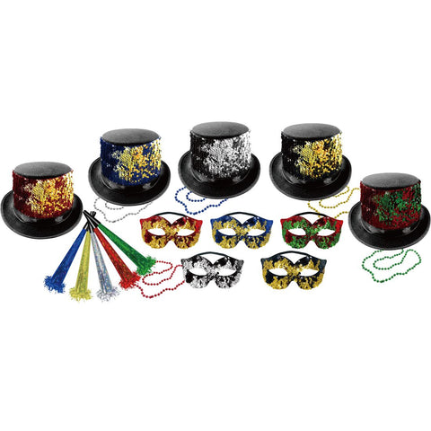 Gastsby Collection Multicolour Party Kit Assortment for 50 People