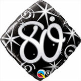 Elegant Sparkles & Swirls  Diamond Foil Balloon  