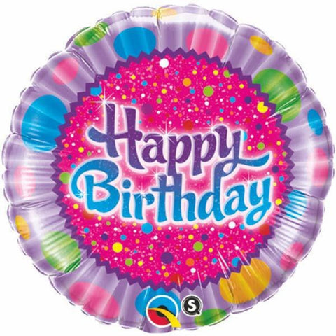 Birthday Sprinkles & Sparkles  Foil Balloon 