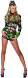 Fever Combat Chick Female Costume
