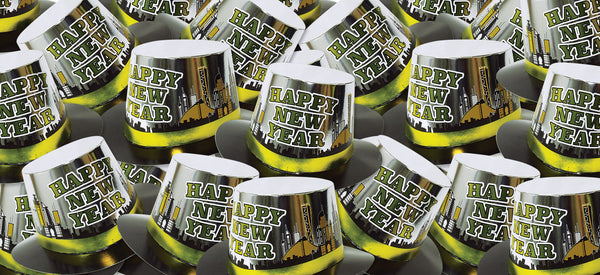 Dubai Skyline Foil Top Hat