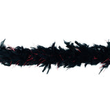  Boa With Tinsel Black/Red