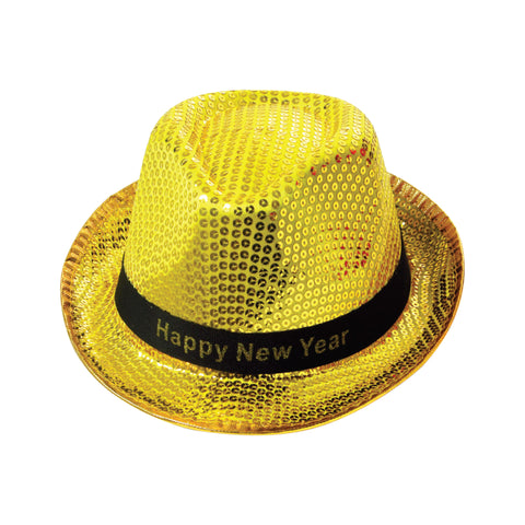  Gold Sequins Hat