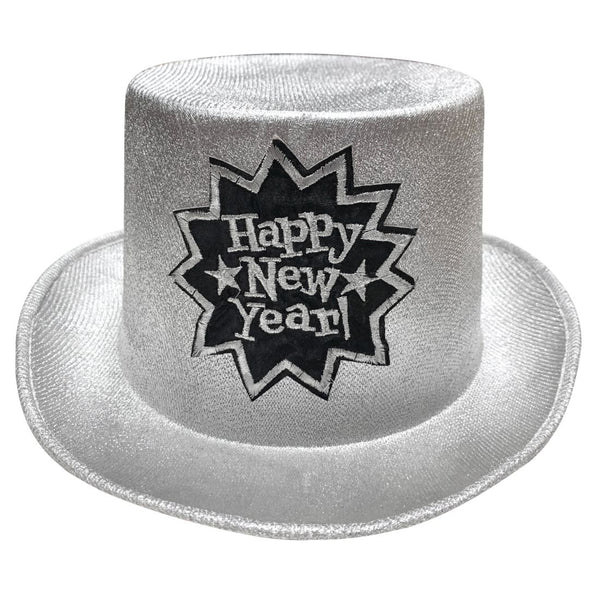 Deluxe Silver Top Hat