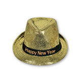  Deluxe Gold Fabric Top Hats