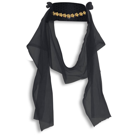 Sequins Harem Girl Hat Black