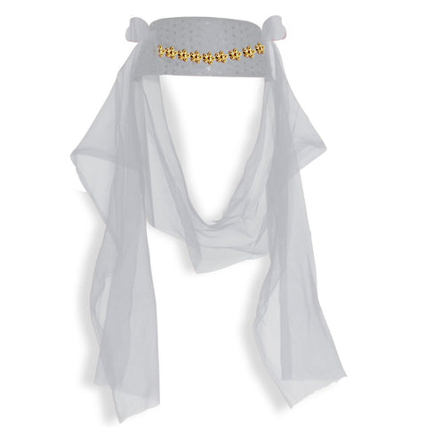 Sequins Harem Girl Hat White