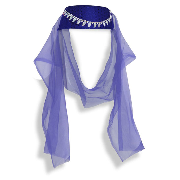 Sequins Harem Girl Hat Blue