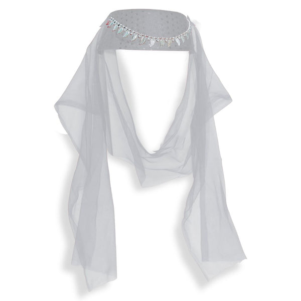 Sequins Harem Girl Hat Silver