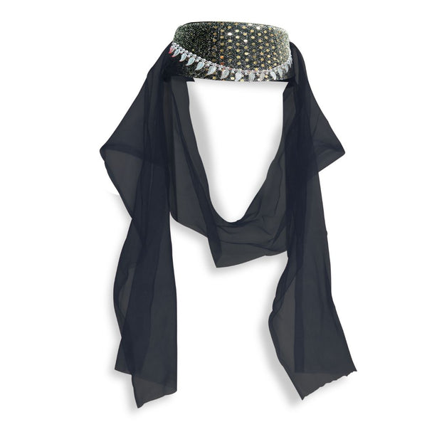 Sequins Harem Girl Hat Gold