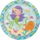  Mermaid Friends Dinner Plates 