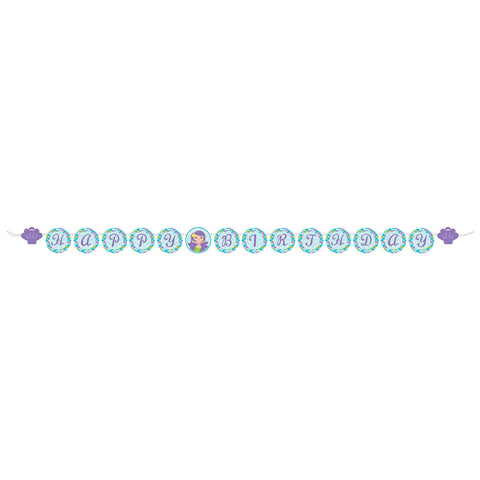  Mermaid Friends Circle Ribbon Banner Large 