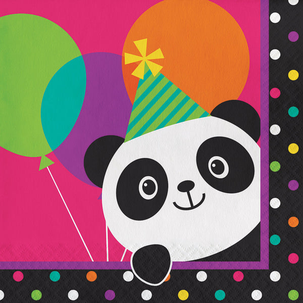  Panda Monium Luncheon Napkins 