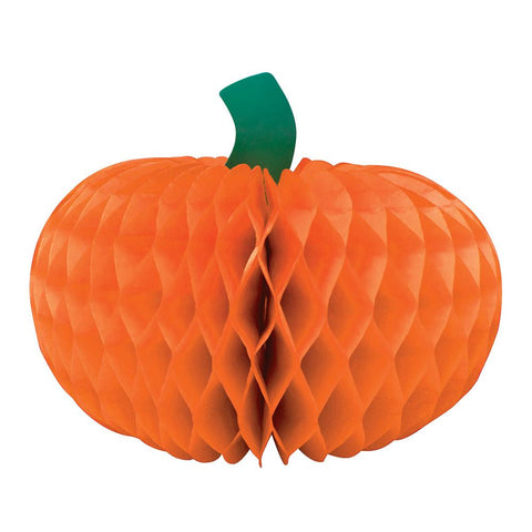 L Pumpkin Honeycomb Centerpiece 1pcs