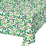  Holly Tablecover Flannel Backed Vinyl Material 