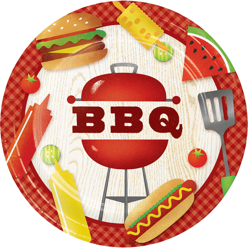  BBQ Time Dinner Plate 