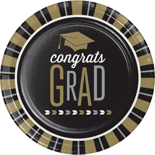  Glitzy Grad Dinner Plate 