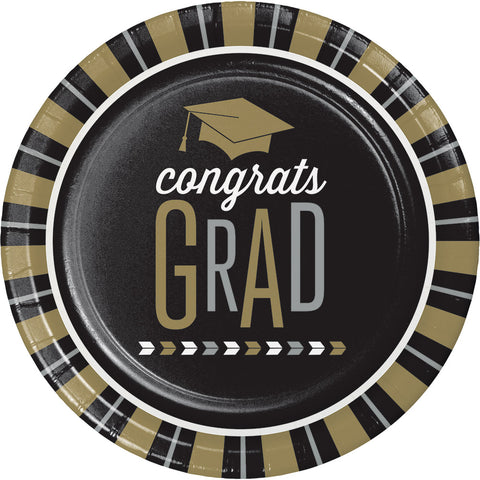  Glitzy Grad Dinner Plate 