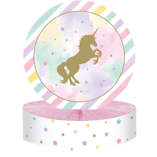  Unicorn Sparkle Centrepiece Honeycomb 