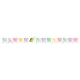  Unicorn Sparkle Shaped Banner W-Twine Foil Stamp 