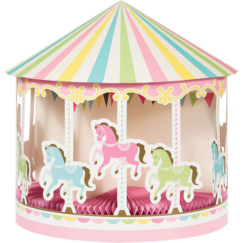  Carousel Centerpiece 3D Honeycomb 