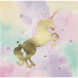  Unicorn Sparkle Luncheon Napkins  Foil Stamp 