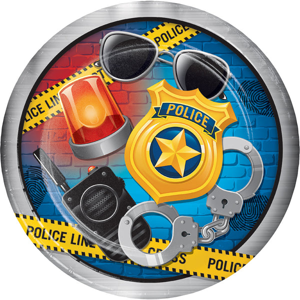  Police Party Dinner Plate 
