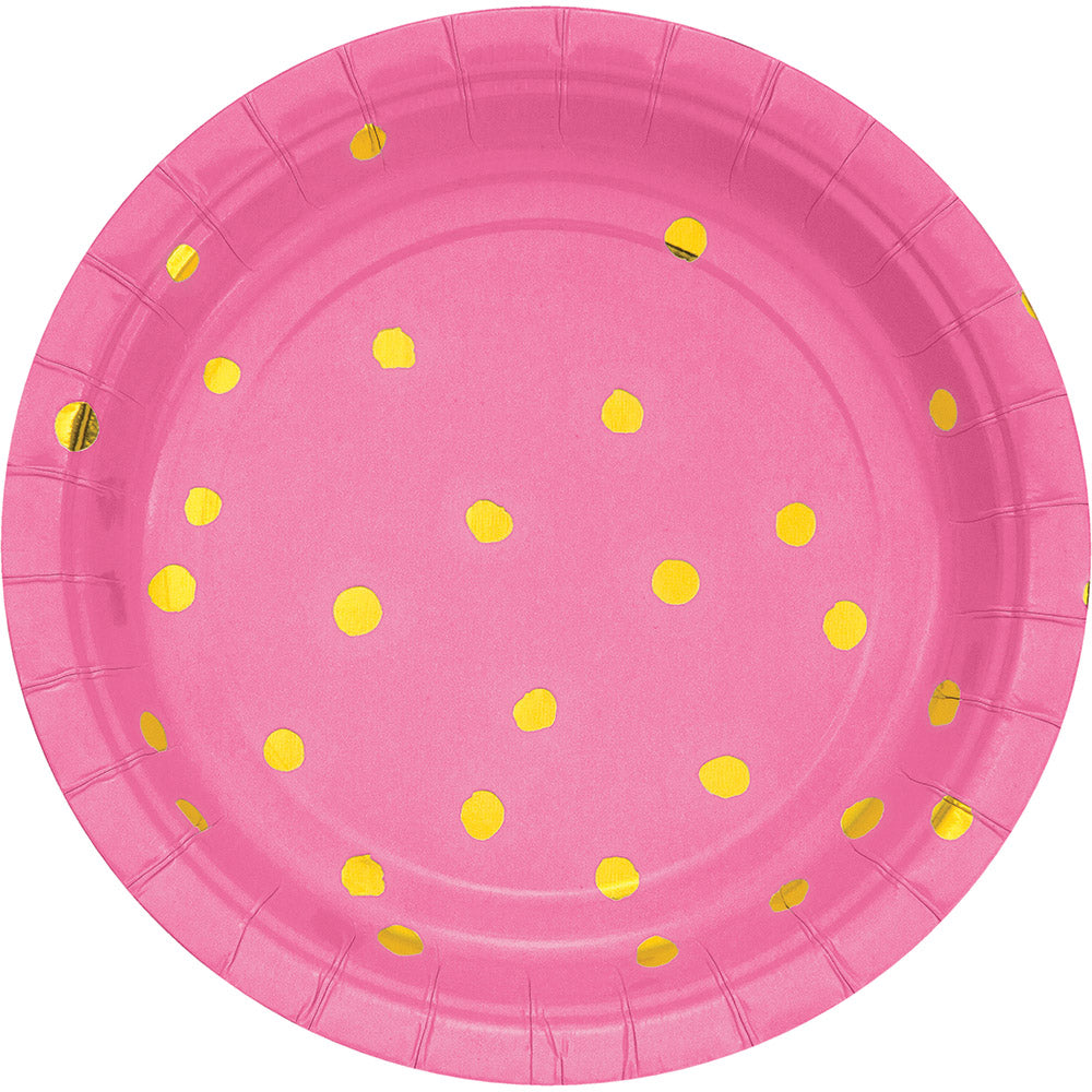  Candy Pink Lucheon Plate 