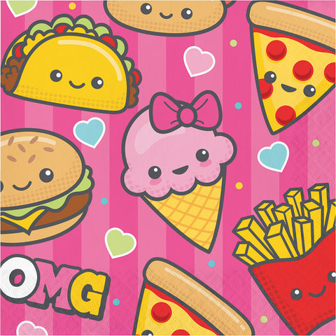  Junk Food Fun Lunch Napkins 