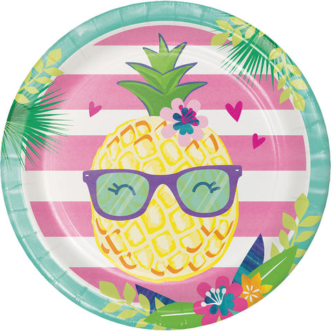  Pineapple N Friends Dinner Plate 