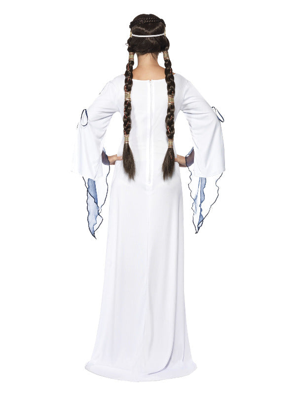 Medieval Maid Costume White