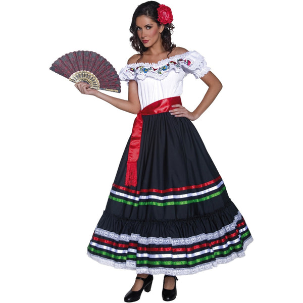  Authentic Western Sexy Senorita F Costume L