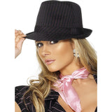  Fever Gangster Triby F Hat With Black,Pink Stripes