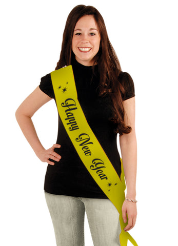 Happy New Year Sash 150x10cm
