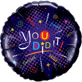 Congratulations Dazzle - Did It Foil Balloon