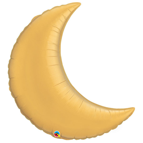 Crescent Moon Foil Balloon Metallic 