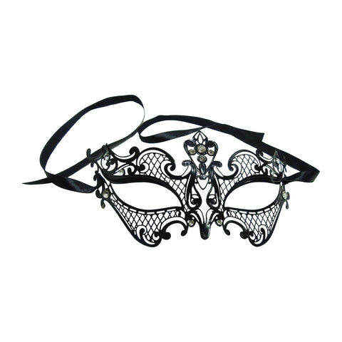  Adult Black Metal Eye Mask